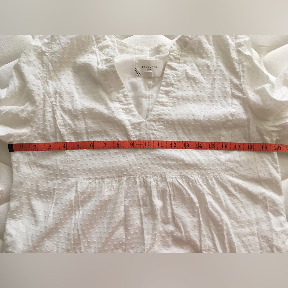 Tuckernuck Pomander Place Kenzo dress in white Swiss dot L - Picture 7 of 12
